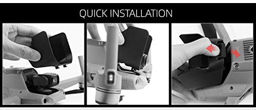 Hooshion Anti-Glare Sunshade Lens Hood Gimbal Sun Hood for DJI Mavic Air 2 Drone Gimbal