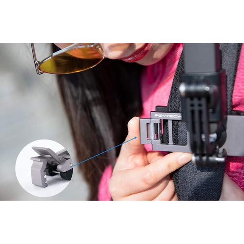 PGYTECH Action Camera Strap Holder for DJI OSMO Pocket, OSMO Action, Yi and GoPro Action Camera Series