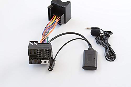 Bluetooth 5.0 Cable Adapter with Microphone Kit Music Audio Adapter MIC for BMW E64 E60 E66 E80 E81 E82 E90 MA2266