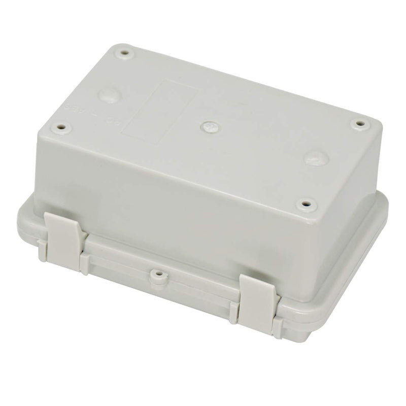 Zulkit Junction Box ABS Plastic Dustproof Waterproof IP65 Electrical Boxes Hinged Shell Outdoor Universal Project Enclosure 5.9 x 3.9 x 2.8 inch (150x100x70mm) 5.9" x 3.9" x 2.8"