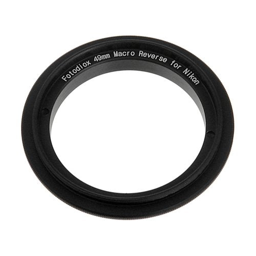 Fotodiox RB2A 49mm Macro Reverse Ring Kit with G and DX Type Lens Aperture Control, and 52mm UV Protector fits Nikon D1, D1H, D1X, D2H, D2X, D2Hs, D2Xs, D3, D3X, D3s, D4, D100, D200, D300, D300S, D700, D800, D800E, D40, D50, D60, D70, D70S, D80, D40X, ...