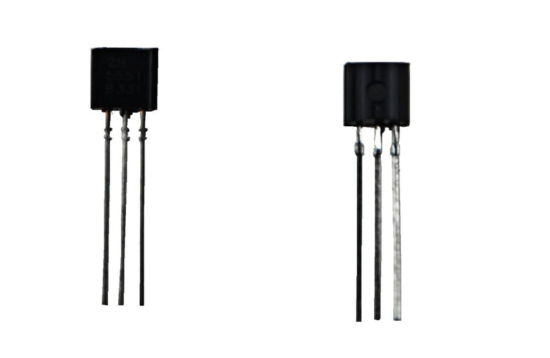 XINGYHENG 300Pcs T0-92 2N5401 2N5551 2N3906 S9018 S8050 S8550 Power Transistor Assortment Kit NPN PNP Kit Set Three Pins 15 Values (20pcs for Each Value)