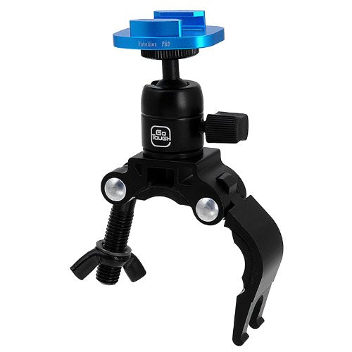Fotodiox Pro GoTough Handlebar QR Mount for Bars up to 1.4” Diameter Compatible with GoPro Hero 1/2/3/3+/4/5/6/7 Cameras