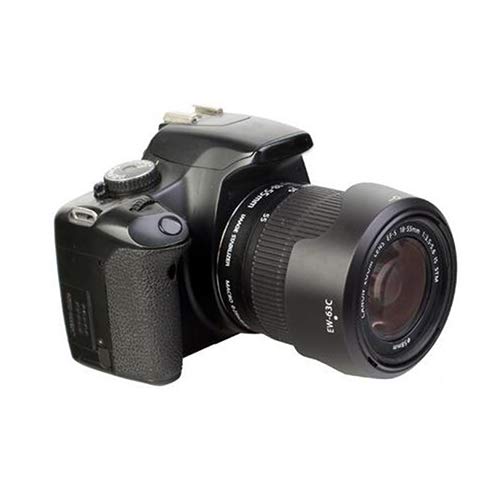 Futheda EW-63C Replacement Camera Photo Lens Hood Compatible with EF-S18-55mm f/3.5-5.6 is STM 760D 750D 700D 800D 80D Black