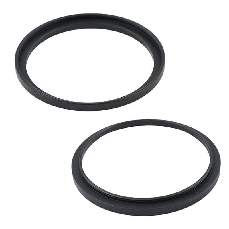 49mm-55mm Step Up Ring(49mm Lens to 55mm Filter, Hood,Lens Converter and Other Accessories) (2 Packs), Fire Rock 49-55 Aerometal Camera Lens Filter Adapter Ring
