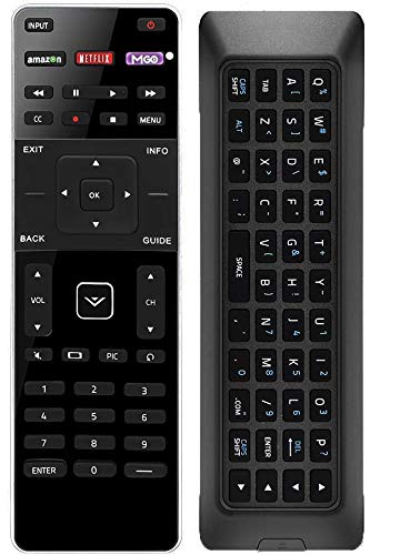 New QWERTY Dual Side Remote XRT500 with Back Light for VIZIO Smart TV M43-C1 M49-C1 M50-C1 M55-C2 M60-C3 M65-C1 M70-C3 M75-C1 M80-C3 M322I-B1 M422I-B1 M492I-B2 M502I-B1 M552I-B2 M602I-B3 M652I-B2
