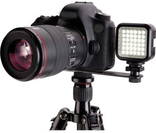 Ultimaxx 36 LED Light Kit with 2 Batteries and Mounting Bracket—Compatible with Any DSLR That Incorporates a Hot Shoe Mount Including: Canon, Nikon, Olympus, Sony, and More