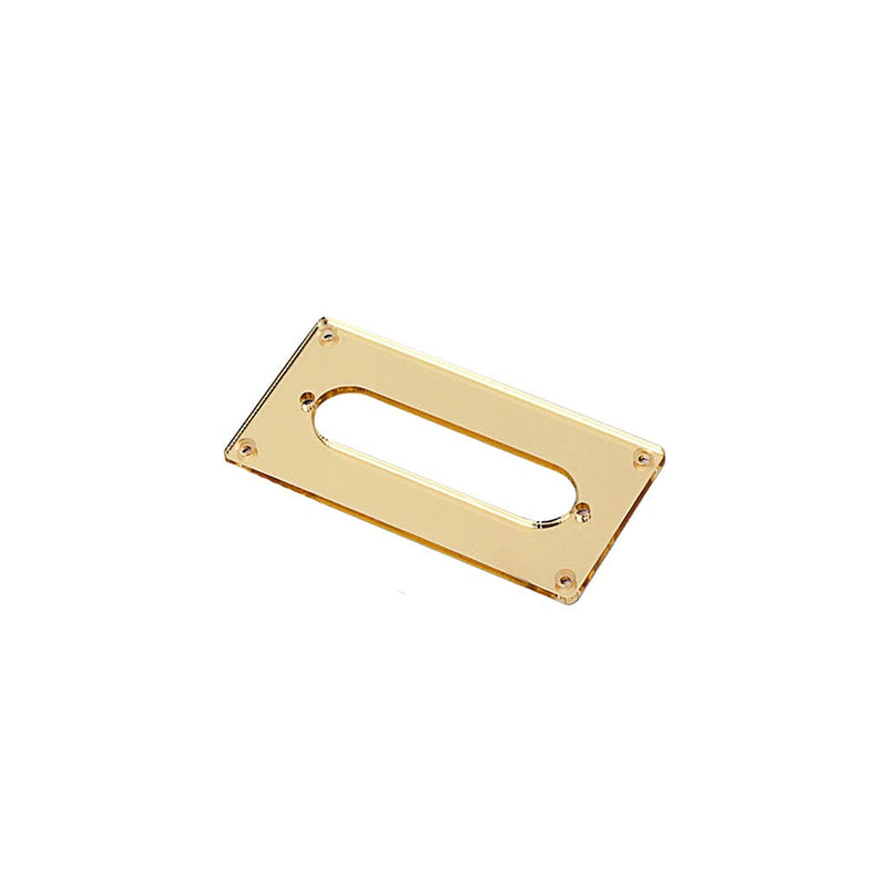 Alnicov Humbucker To Single Pickup Adapter Mounting Ring for Telecaster Guitar Bridge Pickup,Golden Arcylic Mirror
