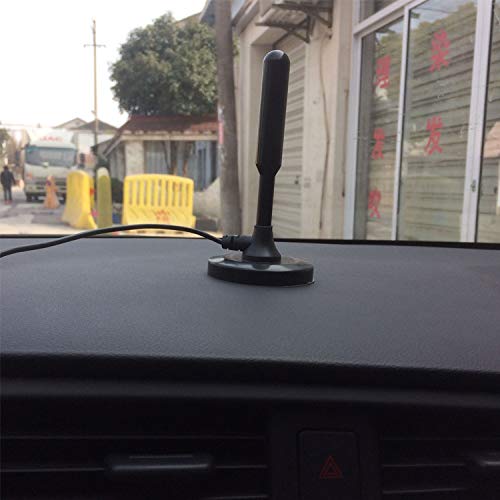 Car Magnet Antenna Universal Magnetic Am Fm Antenna for Radio Car Home 16ft Long 75Ohm with Magnetic Base Antenna