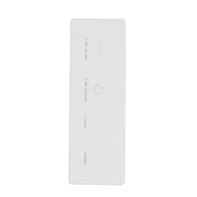 Microscope Slides Reticle Calibration Slide Ruler Microscope Objective Micrometer Calibration Slide Glass Stage Micrometer DIV 0.01mm
