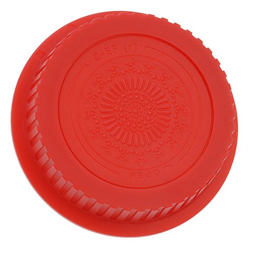 [AUSTRALIA] - Fotodiox Designer (Red) Lens Rear Cap Compatible with Canon EOS EF and EF-S Lenses Red 