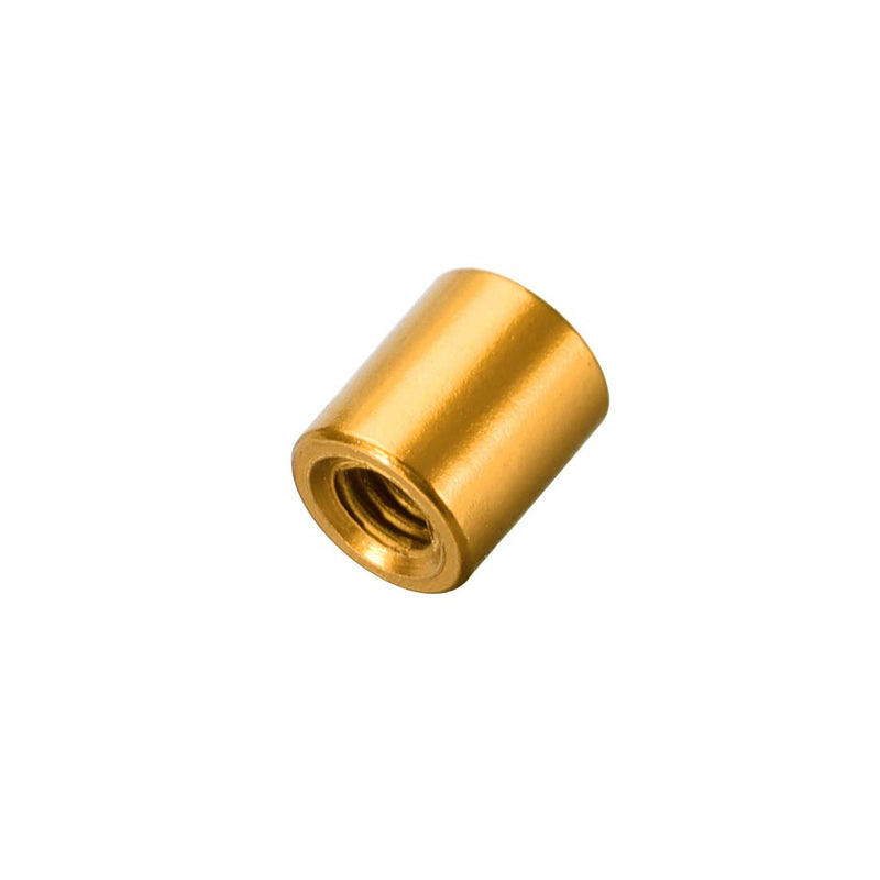 uxcell 5 Pcs M3x6mm Round Aluminum Standoff Column Spacer Female Golden Tone for Drone FPV Quadcopter Racing RC Multirotors Parts DIY 6mm Gold