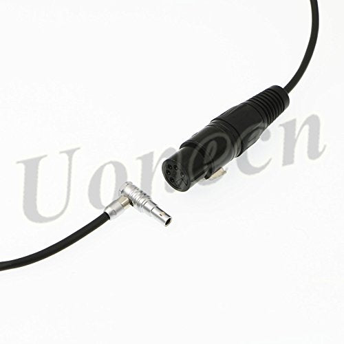 Uonecn ARRI Alexa Mini Camera Audio Cable XLR 5 pins Female to Right Angle 5 pin Male Plugs Alexa Reach Mini Audio Cable
