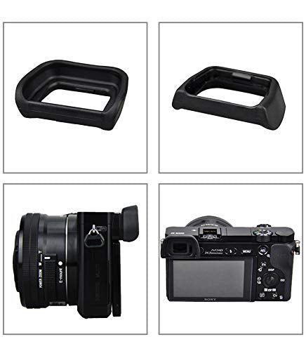 EP10 Eyecup Eyepiece Viewfinder Compatible for Sony Alpha A6000 A6100 A6300 NEX-6 NEX-7 Camera, Replacement FDA-EP10 (2 Pack)