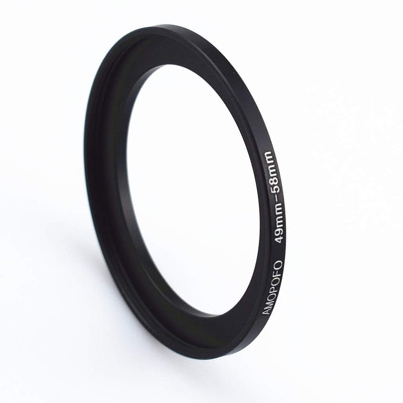 Universal 49-58mm /49mm to 58mm Step Up Ring Filter Adapter for UV,ND,CPL,Metal Step Up Ring Adapter