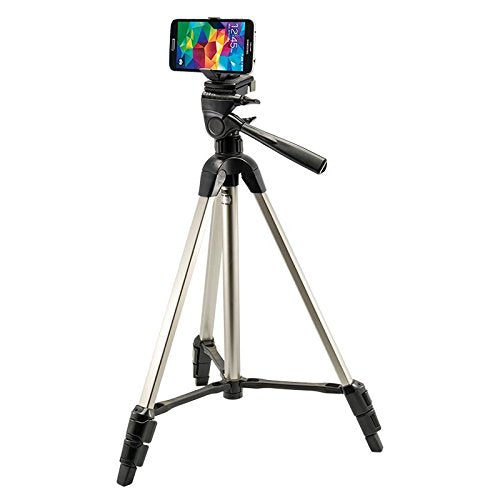 Arkon Tripod Adapter with Phone Holder for iPhone XS Max XS XR X 8 Galaxy S10 S9 Note 9 8 Retail Black