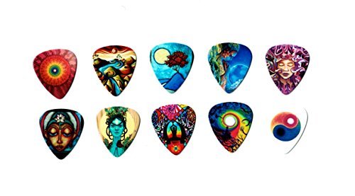 Premium Guitar Picks(Meditation Package)(10 medium picks in a packet)