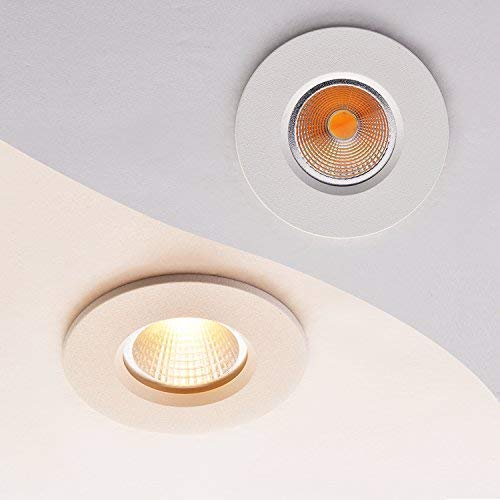 OBSESS 3 Inch LED Recessed Ceiling Light with Junction Box Dimmable LED Downlight Shower Lights Gimbal Trim 3000K Warm White 8W 600LM Brightness IP65 Waterproof