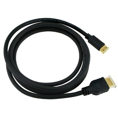 Mini-HDMI to HDMI Cable for SONY HDR-SR12 camcorder 6 feet