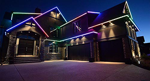 Christmas Decorations Led Lights 9.9ft SMD 5050 - RGB LED Light Strip with 24 Key Remote Control - 16 Colors Waterproof IP65 Indoor Outdoor Christmas Decorations, Alexa & Google Assistant Compatible