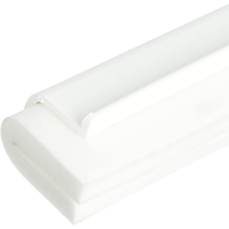 Carlisle 4156802 Commercial Double Foam Squeegee, 24", Synthetic Rubber/Polypropylene, White
