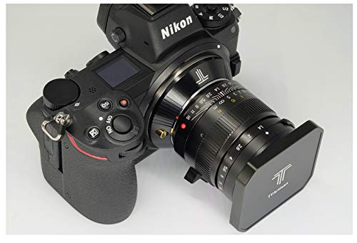 TTArtisan Lens Adapter Converter Ring for Leica M Mount Lenses Convert to Z Mount Camera Body Z6 Z7 Z6II Z7II Black LM-Z