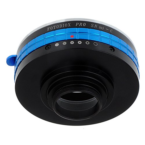 Fotodiox Pro Lens Mount Adapter Compatible with Sony A-Mount and Minolta AF Lenses to C-Mount Cameras