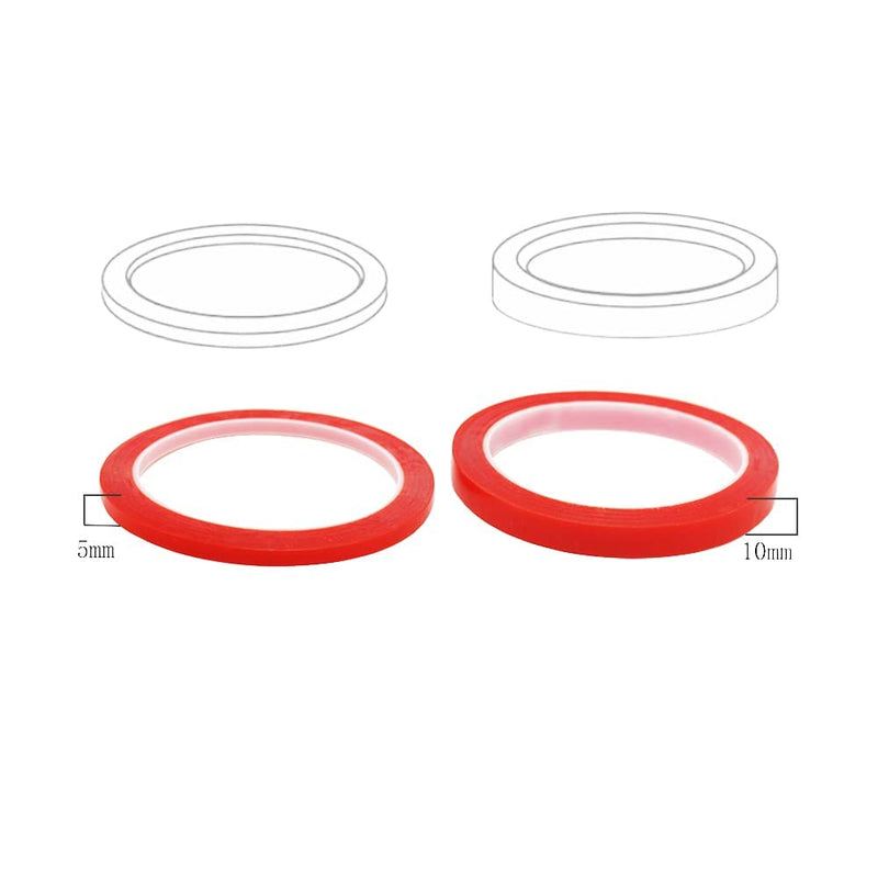 RHCXCYTJ 10mm x 20M Double Sided Phone Repair Adhesive Tape Phone Repair Tape LCD Touch Screen Repair Tape for Mobile Phone, Notebook Computer, Electronic LCD Touch Screen Repair (10mm*2) 10mm*2