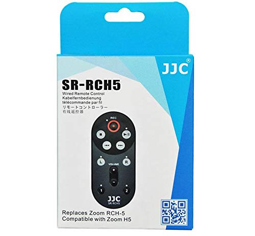 JJC SR-RCH5 Recorder Wired Remote for Zoom H5 Handy Playback Record RCH-5 RCH5