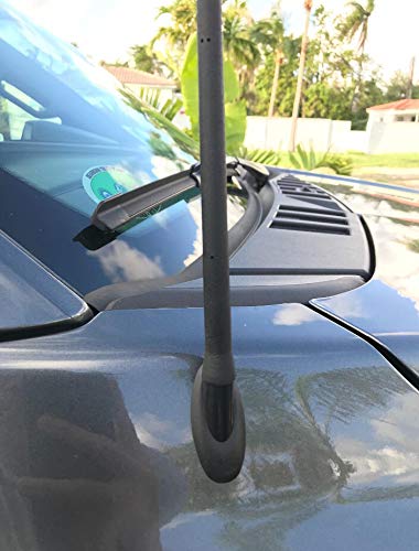 6 3/4" Inches Antenna for Dodge RAM & for Ford F150 F250 F350 Super Duty Ford Raptor Trucks - Anti-Theft Design - Short Replacement Antenna 1997 - Current