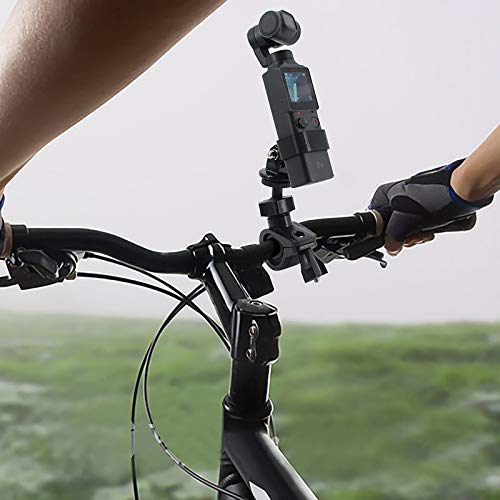 Hooshion Bike Phone Mount, 360 Degree Bike Holder, Bicycle Clip Handbar Mount Clamp Bracket for FIMI Palm