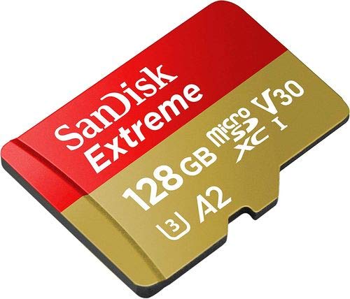 Sandisk 128GB Extreme Works with Samsung Galaxy Note 9 4K Memory Card UHS-1 V30 Micro SDSQXAF-128G-GN6MN Class 10 with Everything But Stromboli (TM) Card Reader