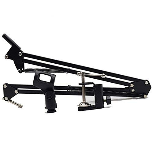 [AUSTRALIA] - Microphone Arm Stand, Adjustable Desktop Suspension Boom Scissor Mic Stand,Table Mounting Clamp, for Live Broadcasting,Professional Streaming,Voice-Over Sound Studio,Recording 
