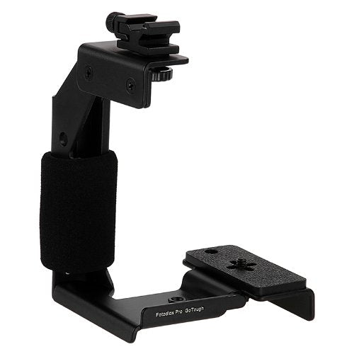 [AUSTRALIA] - Fotodiox GoTough Grip Metal Camera Light Bracket with Action Grip for Gopro Hero2, Hero3/3+ and Hero4 Cameras and All GoPro Adapter Mounts 