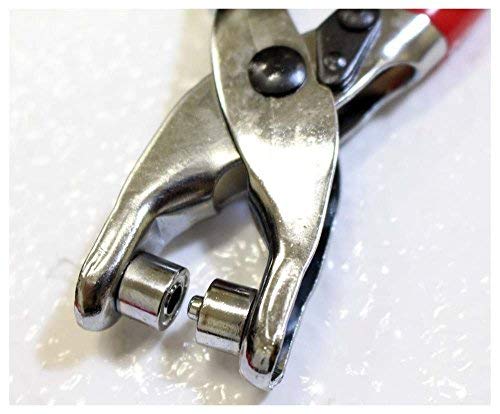 3 Pieces Revolving Hole Punch&Eyelet Plier &Press Snap Plier with Eyelets Grommets and Pliers (B)