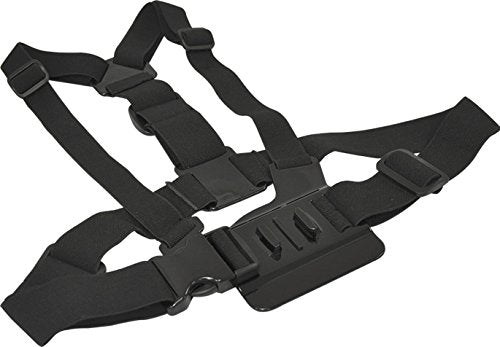 Adjustable Chest Mount Harness for GoPro HERO1, HERO2, HERO3, HERO3+, HERO4, Session, HERO5, Hero 6, Hero 7 8 9 Cameras & eCostConnection Microfiber Cloth