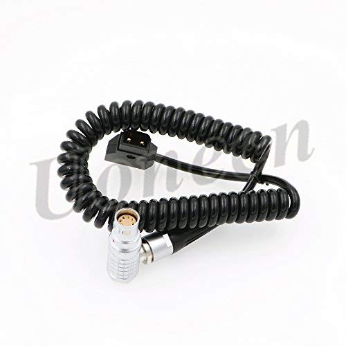 [AUSTRALIA] - Uonecn ARRI Alexa Mini Camera Power Cable Dtap to Right Angle 8 pin Female Spring Cable 
