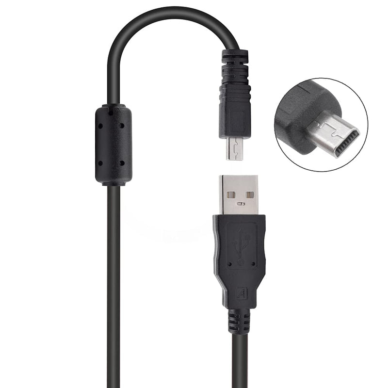 Replacement UC-E6 USB Cable Camera Transfer Charging Cord Compatible with Sony Cybershot Cyber-Shot DSCH200, DSCH300, DSCW370, DSCW800, DSCW830, DSC-H200, DSC-H300, DSC-W370, DSC-W800, DSC-W830