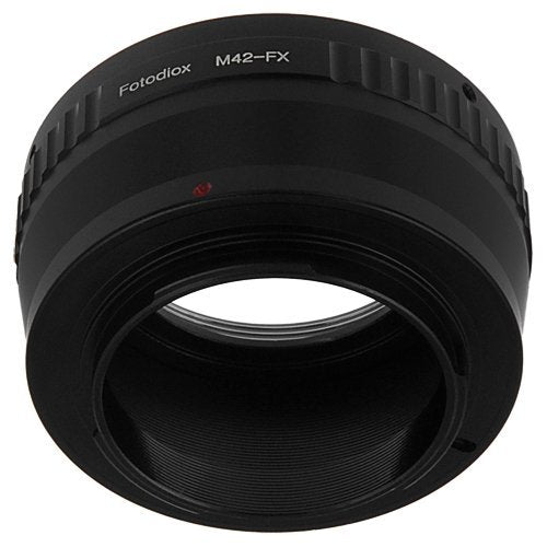 Fotodiox Lens Mount Adapter Compatible with M42 Screw Mount SLR Lens on Fuji X-Mount Cameras M42 V1 + V2 Standard