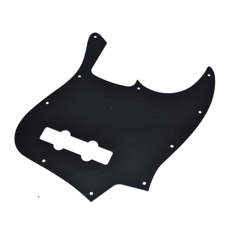 KAISH Lefty 4 String J Bass Style Pickguard Left Handed Bass Pick Guard Scrach Plate for Jazz J Bass made in USA/Mexico Black Pearl