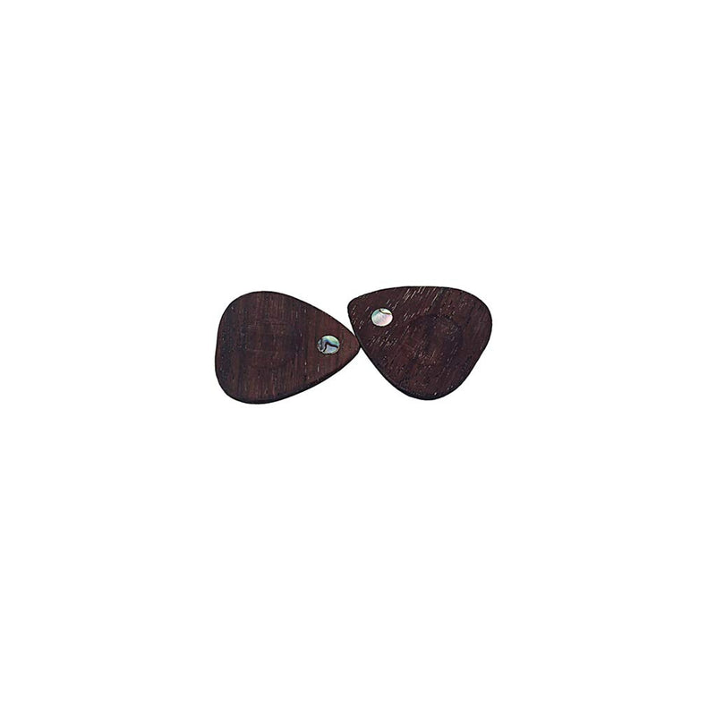 Alnicov 2Pcs rosewood Wooden Guitar Picks