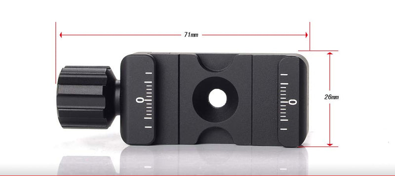 SUNWAYFOTO DDC-26 26mm Screw Knob Clamp Arca Compatible 1/4" Sunway