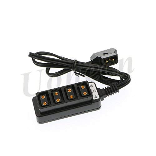 [AUSTRALIA] - Uonecn Photography Power Cable 4 Port D-Tap Female to D-tap B-Type Male for Anton Bauer V-Mount Battery 