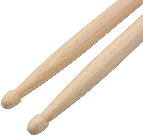 Winspeed Drum Sticks, 5A Classic Maple Wood Tip Drumsticks for Students and Adults 3 Pairs