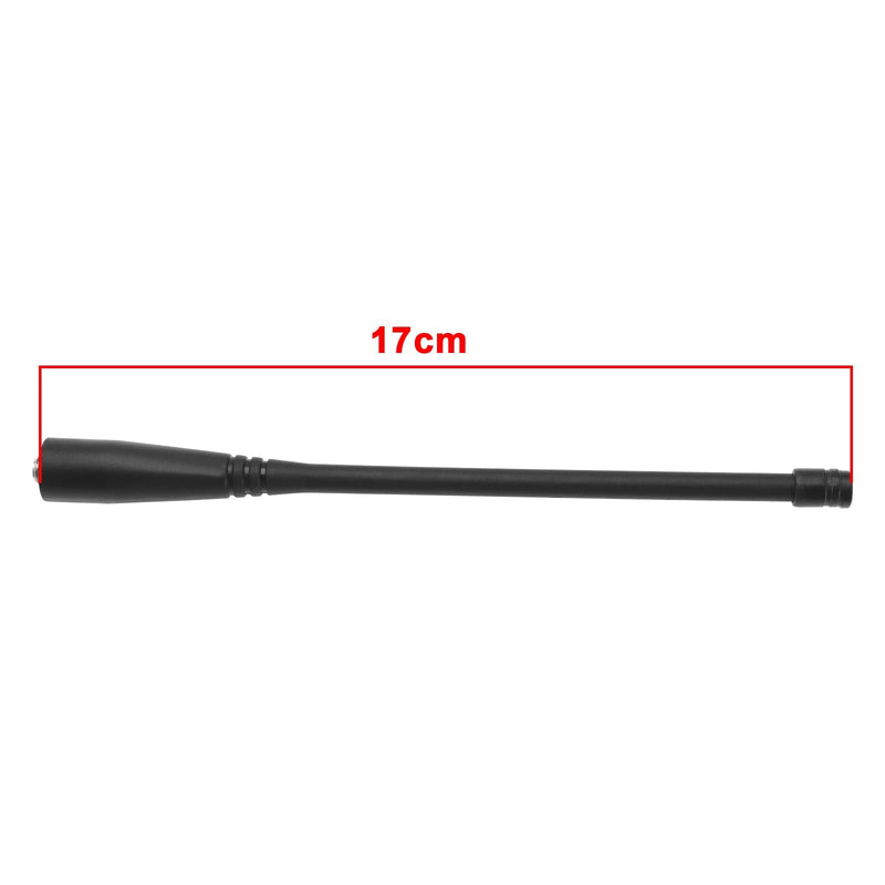 4PCS Dual Band VHF 136-174MHz UHF 400-520MHz SMA-Female Antenna Compatible with Baofeng Handheld Radio GT-3 UV-5R UV5RE UV5RA 50ohm Impedance 17cm VHF 136-174MHz & UHF 400-520MHz