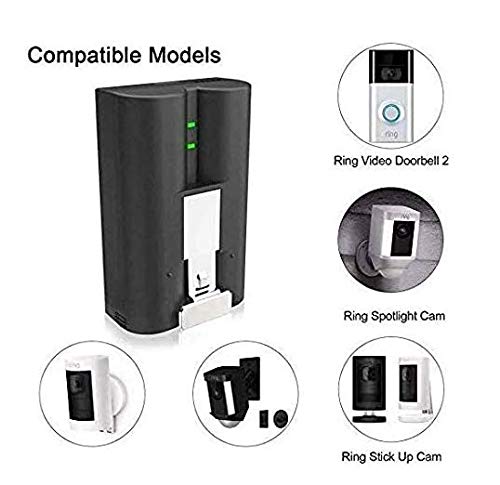 Rechargeable Lithium-Ion Battery 2 Packs,6040mah Compatible with Ring Video Doorbell 2 Ring Spotlight Cam and Ring Stick Up Cam