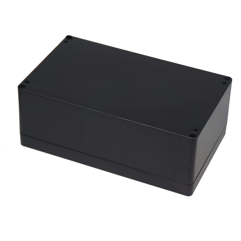 Zulkit Waterproof Plastic Project Box ABS IP65 Electrical Junction Box Enclosure Black 7.87 x 4.72 x 2.95 inch (200 x 120 x 75mm) 7.87" x 4.72" x 2.95"(Pack of 1)