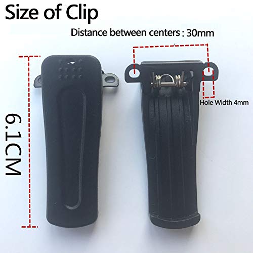 Special PIE Belt Clip Handheld Two Way Radio Belt Clip with 2 Screws Compatible for BF-888S, Retevis H-777, BF-666S, BF-777S, BF-999S, Galwad-888S, Arcshell AR-5, Ansoko Walkie Talkies 1 Pack