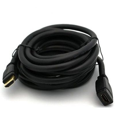 [AUSTRALIA] - AYA 25Ft (25 Feet) 24AWG High Speed HDMI Male to Female Extension Cable Ethernet, CL2, Audio Return, 4K 3D and in Wall Ready 