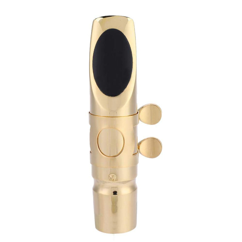 Vbestlife Eb Alto Saxophone 7C Mouthpiece, Eb Alto Sax 7C Mouthpiece with Cap Pads Musical Instruments Accessory